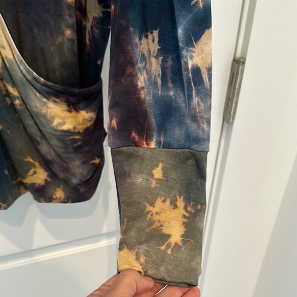 Veronica M Multicolor Tie-Dye Blouse - Picture 5 of 15